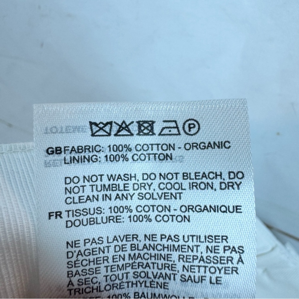 Toteme Ivory Wide-Leg Tailored Trousers NWOT ( didn’t fit) - Picture 11 of 11